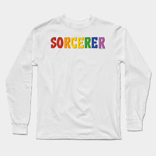 Sorcerer Pride Shirt (Rainbow) Long Sleeve T-Shirt